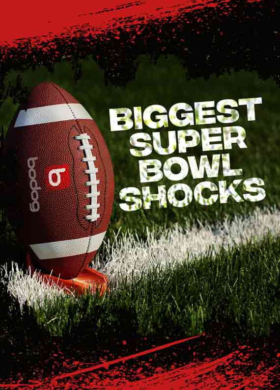 Bodog's biggest Super Bowl shocks